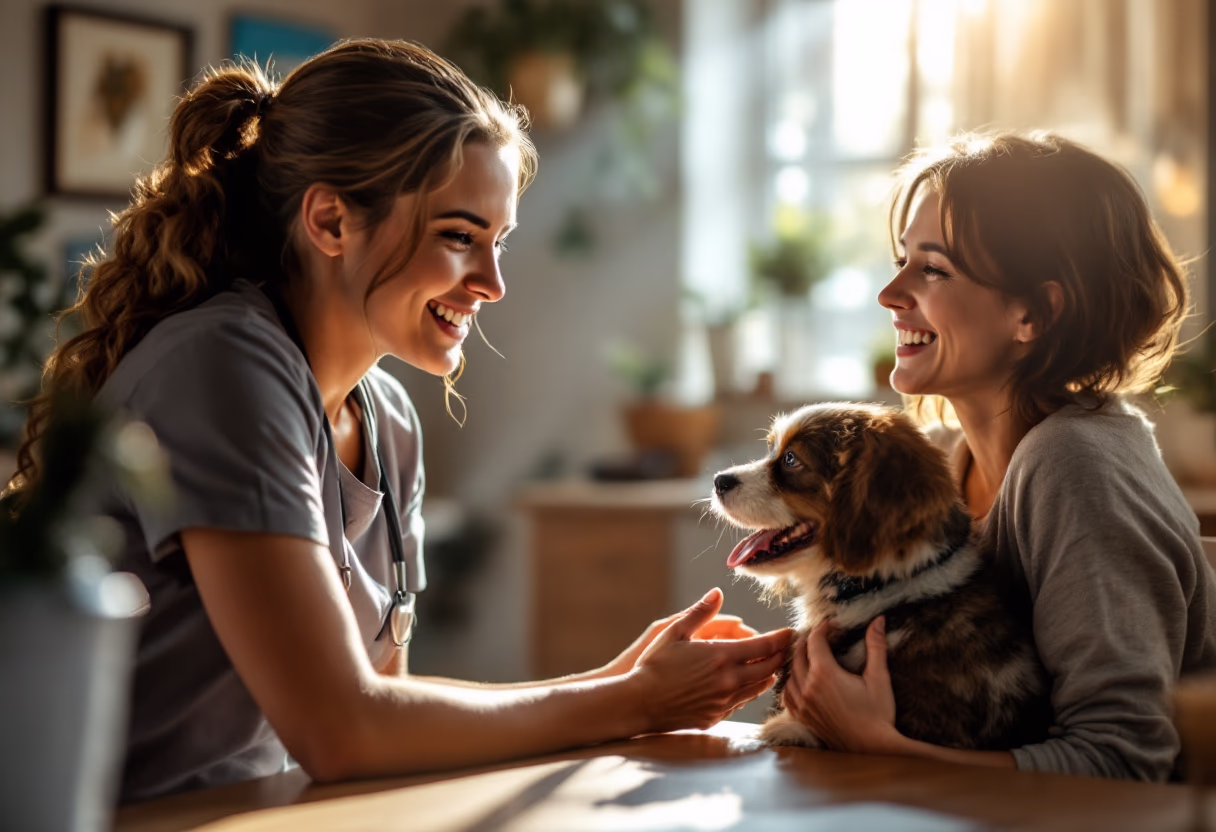 image of customer support interactions (for an animal welfare nonprofit)