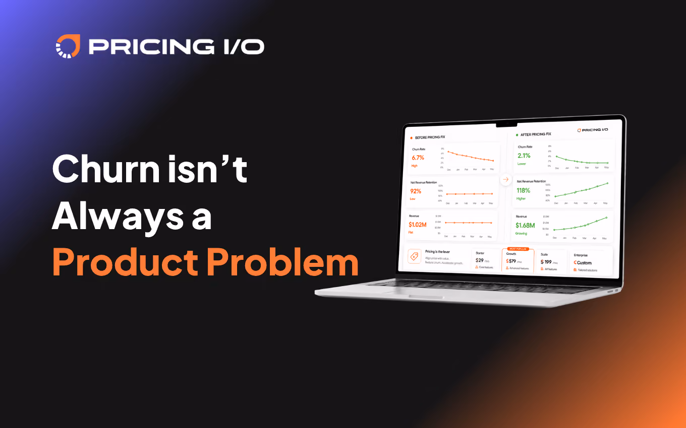 Why High SaaS Churn Is Often a Pricing Problem – Not a Product Problem