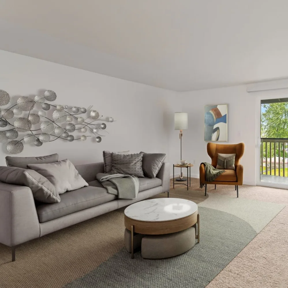 Living room with couch