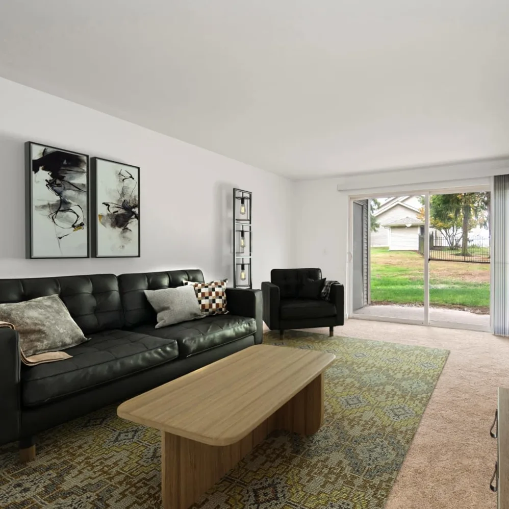Living room with tv and seating area