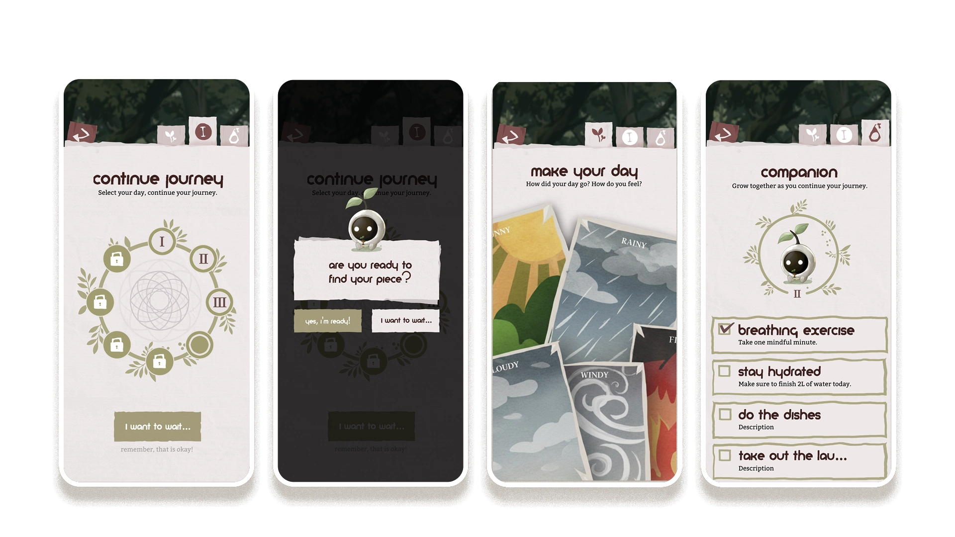 Prairie core loop screen flow