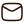 An orange envelope mail icon with a flap on a white background.