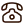 Orange telephone handset icon with a coiled cord, indicating a phone call or communication.