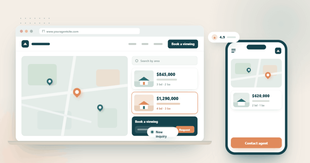 Real estate agent website features checklist