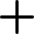 Black 'X' cross symbol consisting of two diagonal lines intersecting in the center on a white background.