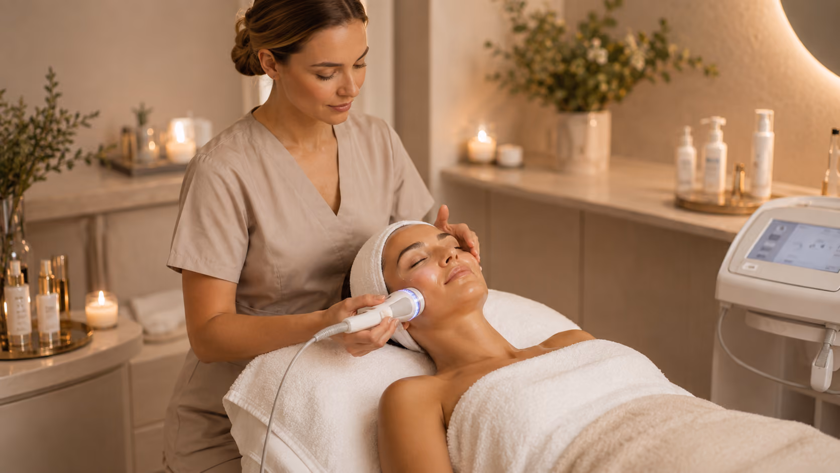 image of treatment room setup (for a salons & spa)