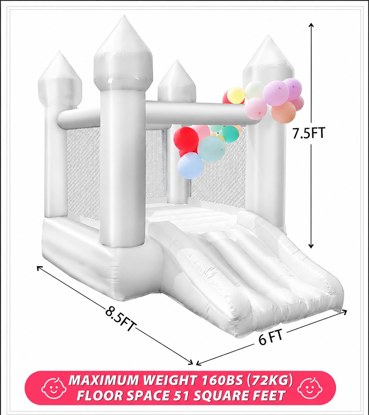 1 Bounce castle
