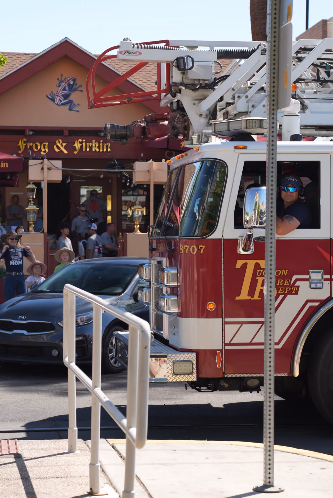 Tucson firefighters at the Fetch Food for The Fallen event