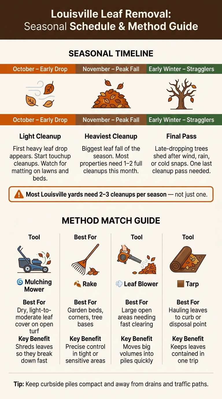 Louisville Leaf Removal Schedule: When & How to Clean Up Each Fall