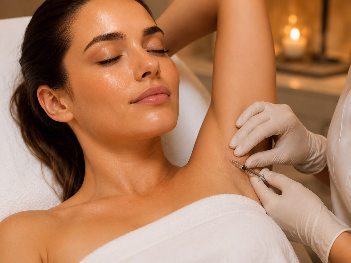Botox mot svettning armhålor/bruxism