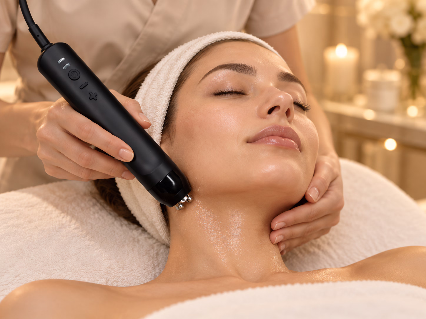 OxyFirm Glow 360 Ansikte, hals & dekolletage-Advanced Multi-Technology Skin Renewal
