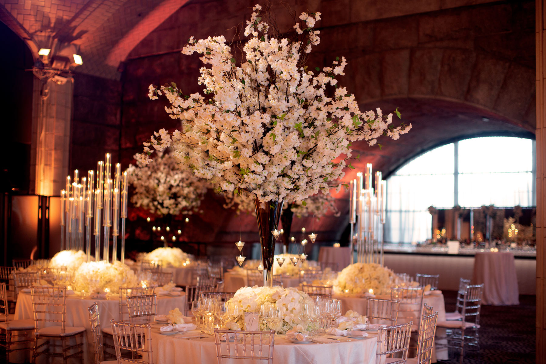 Wedding tree table top centerpiece.
