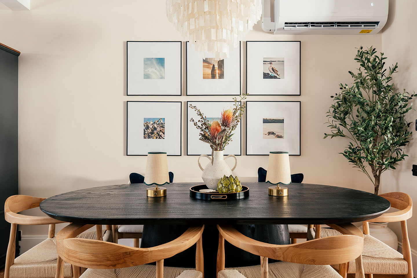 Dining space for six or more guests