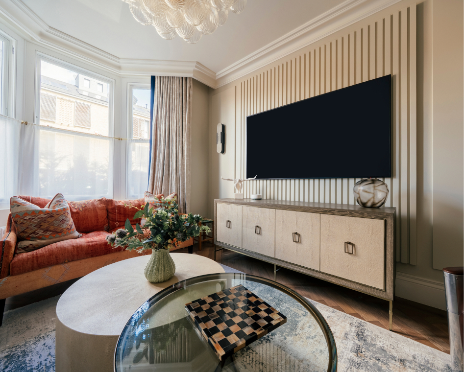 Make yourself at home with five bedrooms and three inviting living spaces.
