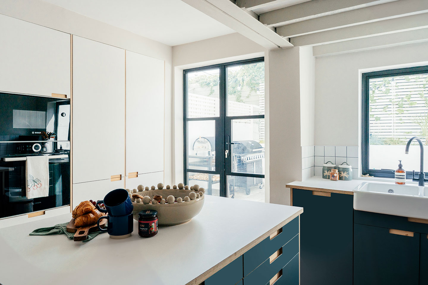 Fully equipped kitchen with high-end appliances