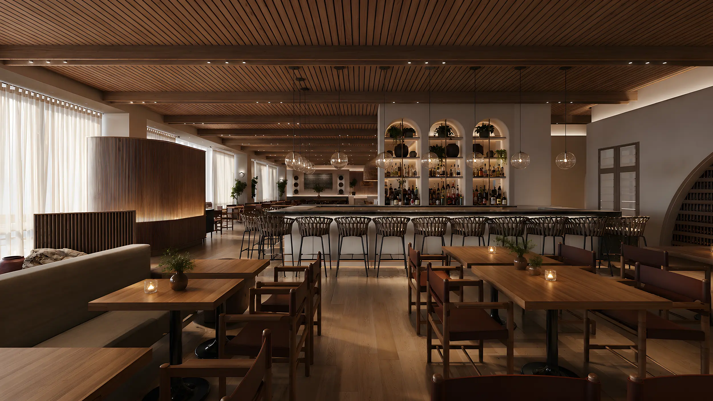 Hospitality Rendering by RM Design Studio, sell atmosphere, experience, and destination.