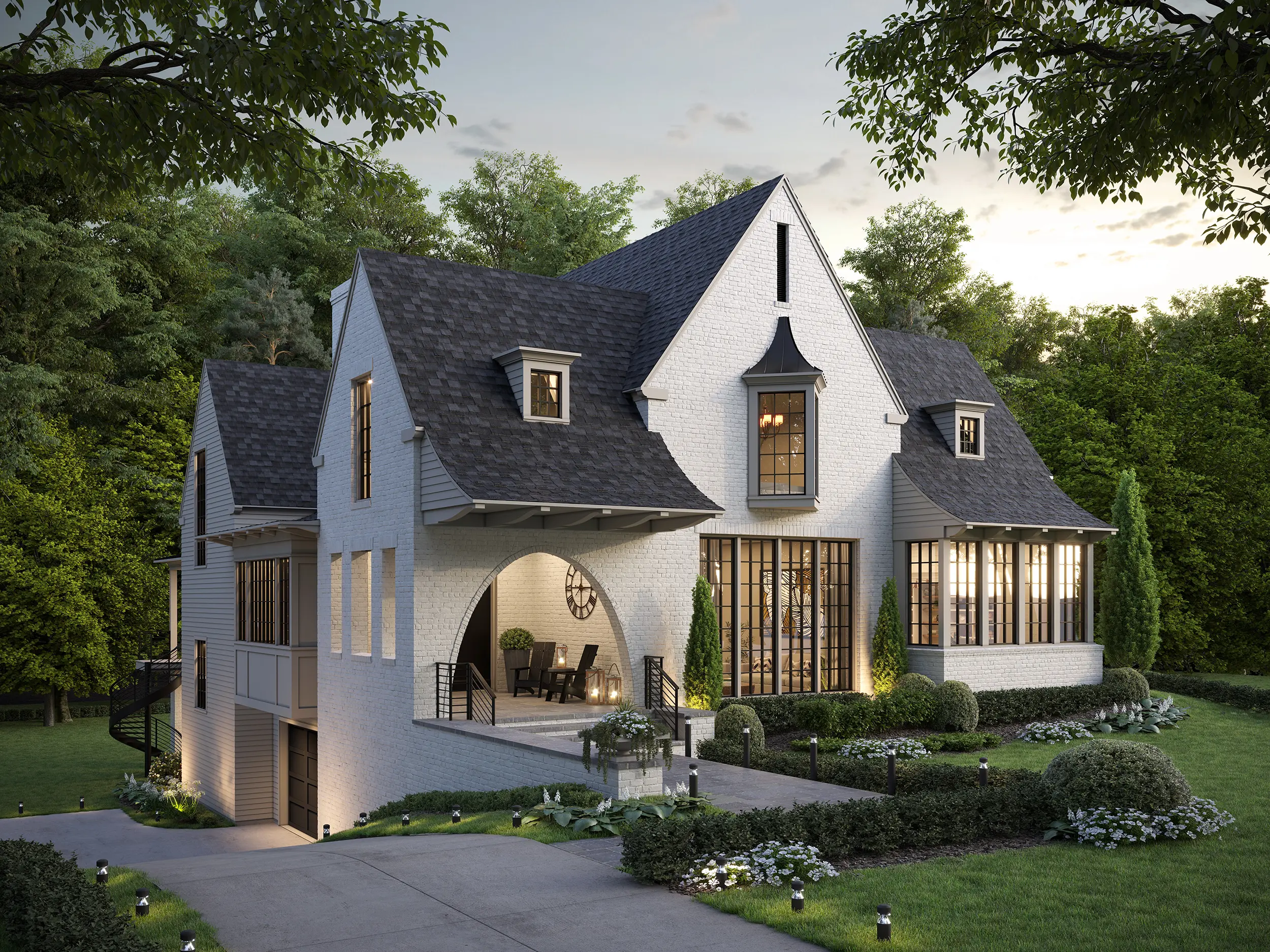 Luxury Residential Rendering by RM Design Studio, help buyers imagine life before construction.