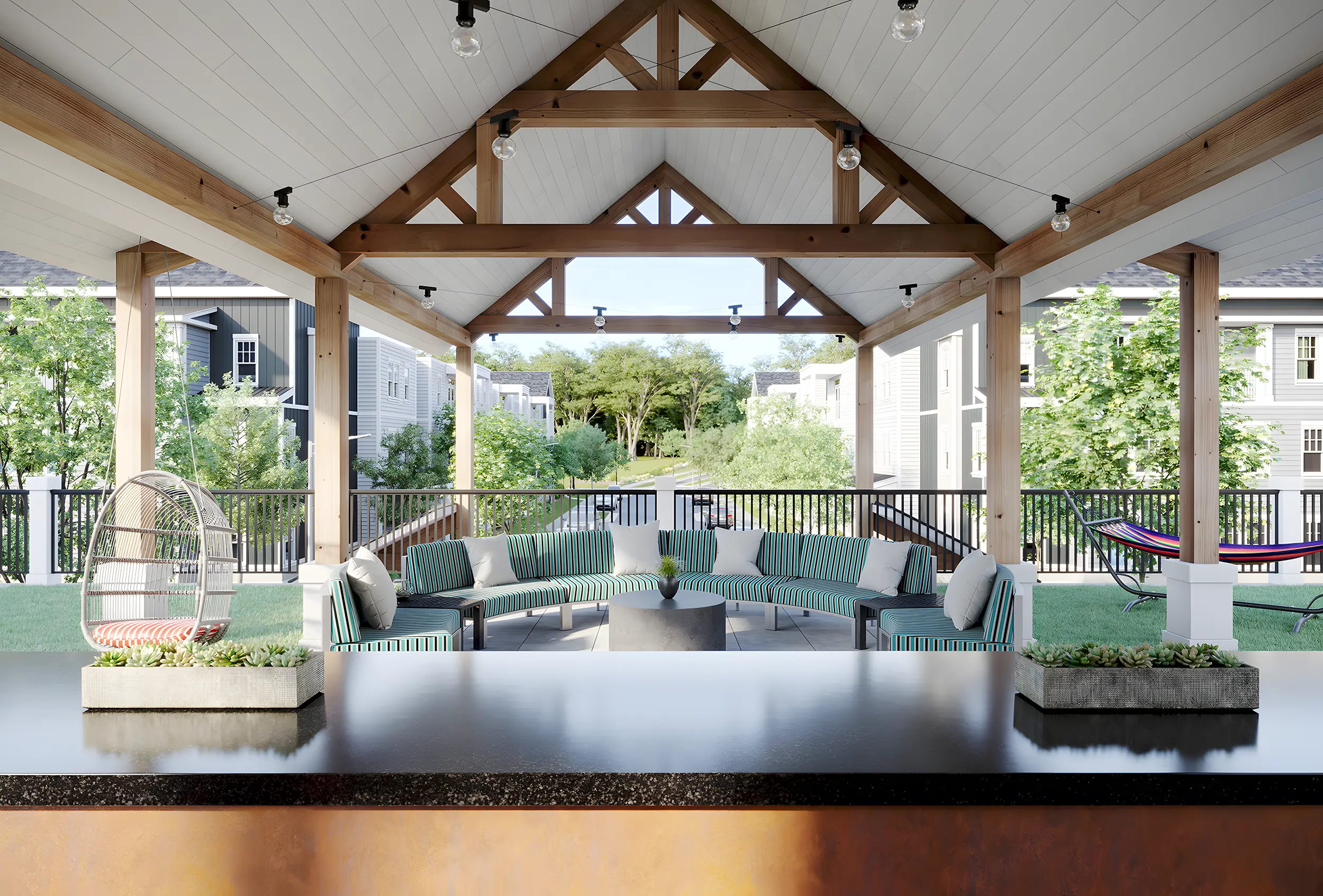 Multifamily Amenity Rendering by RM Design Studio, sell the lifestyle before the doors open.