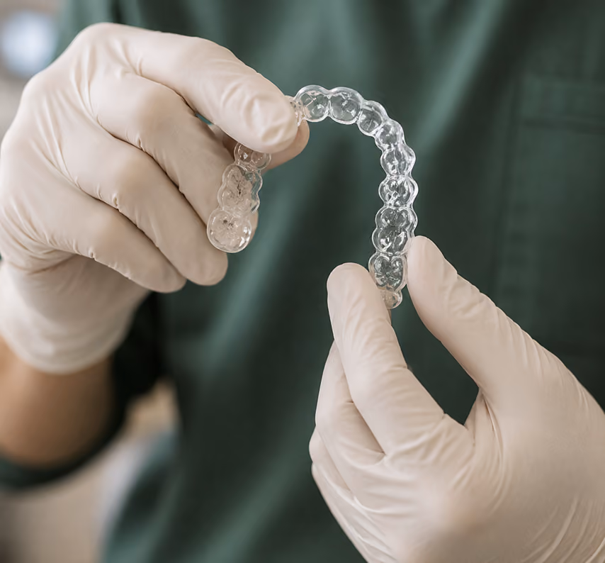 Clear aligners for Invisalign treatment