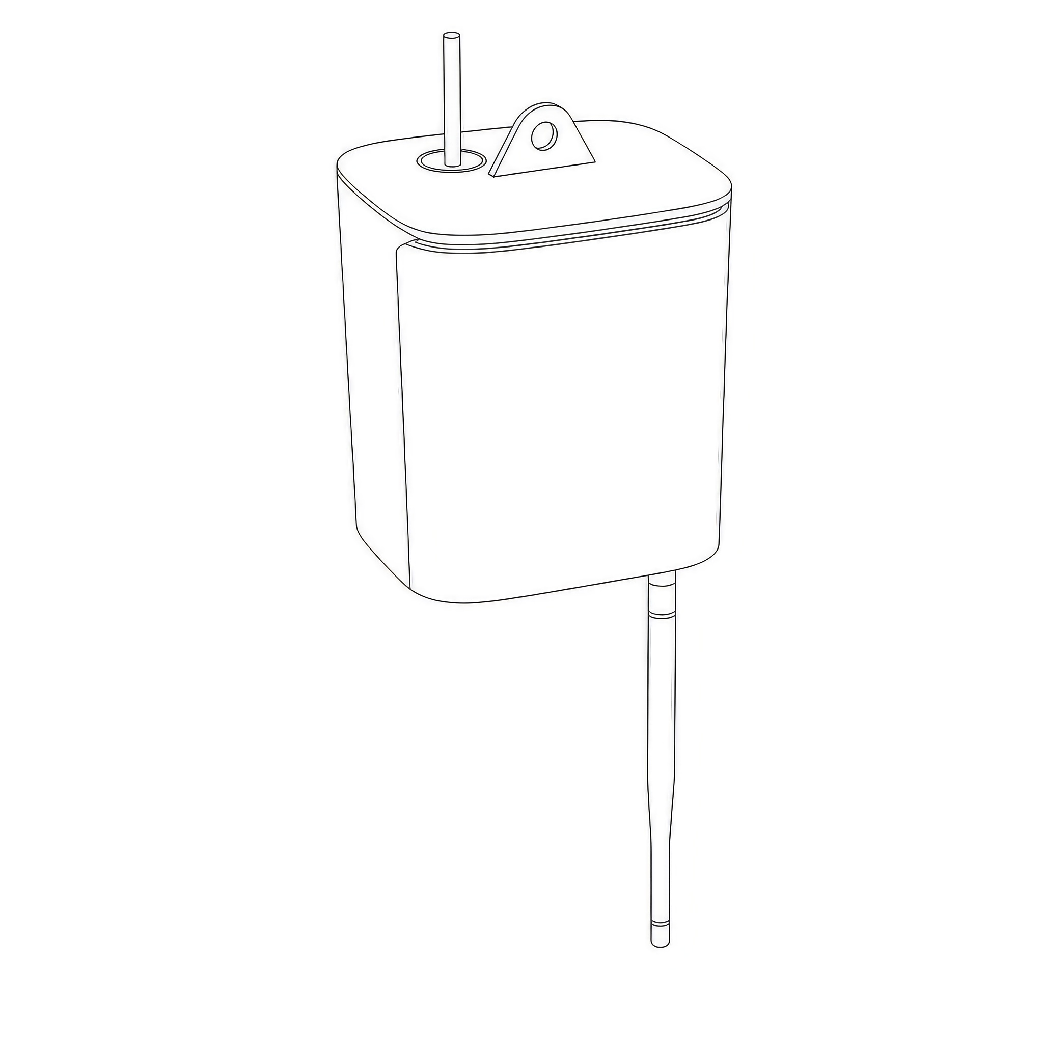 Line illustration of the CLIMATE ONE aspirated housing and mounting pulley