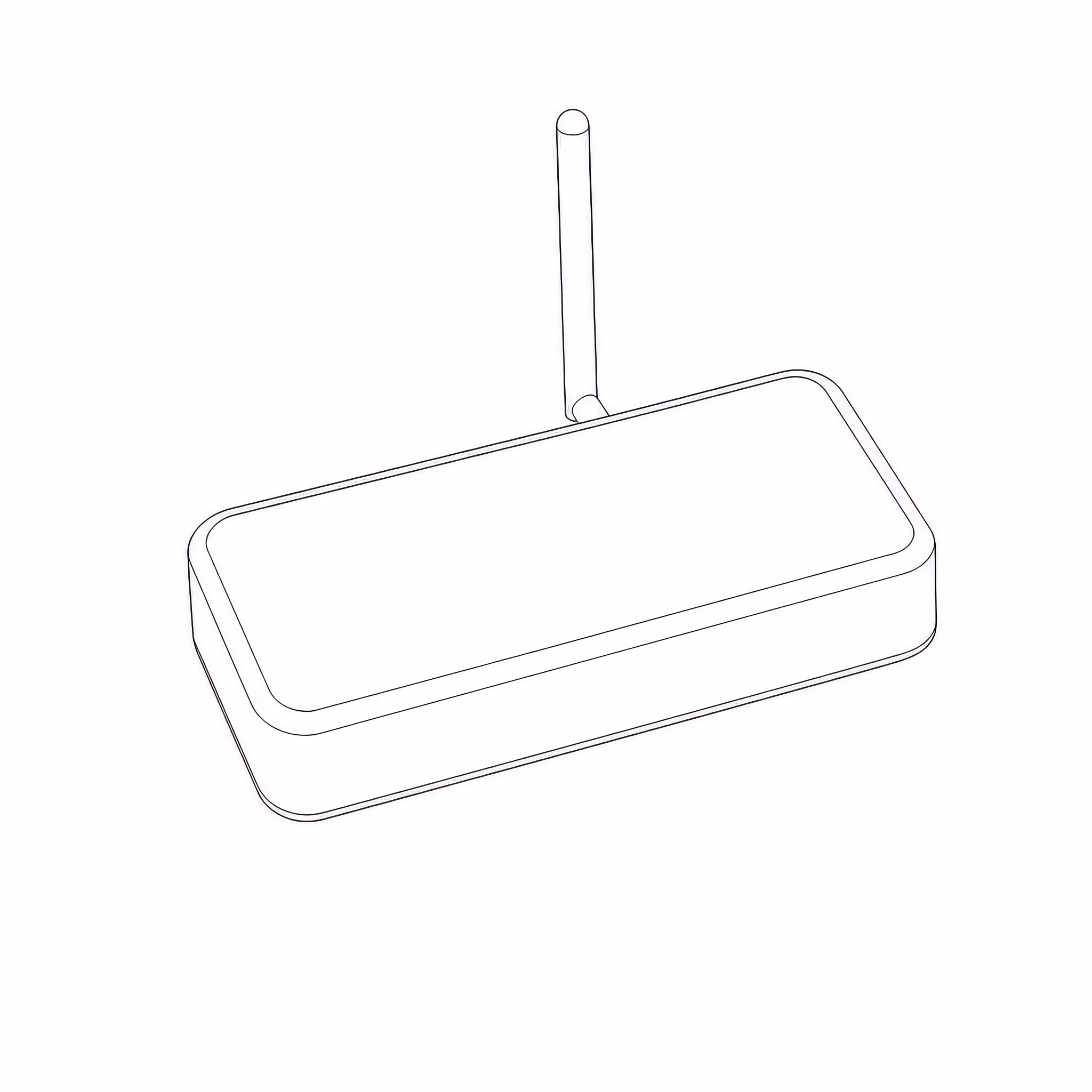 AROYA Wireless Mesh Network gateway shown as a technical line illustration