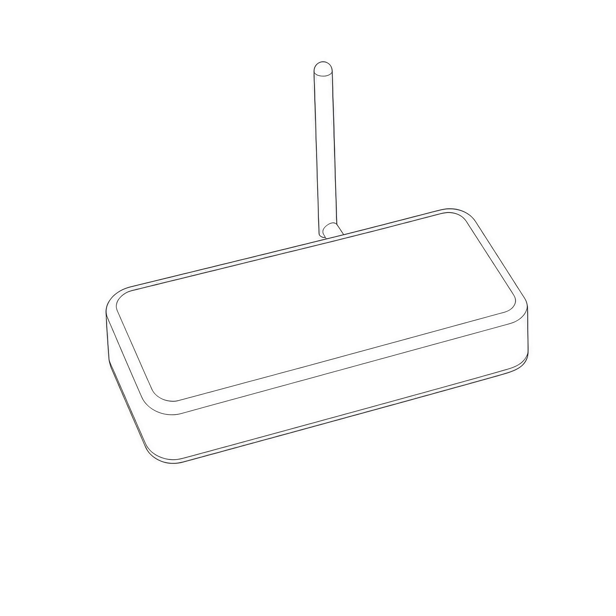 AROYA Wireless Mesh Network gateway shown as a technical line illustration