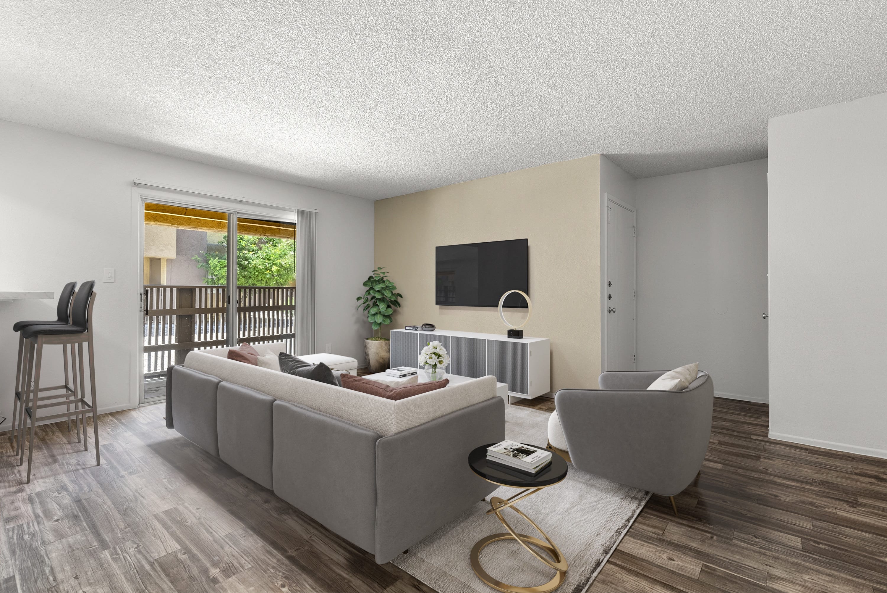 Living room with couch