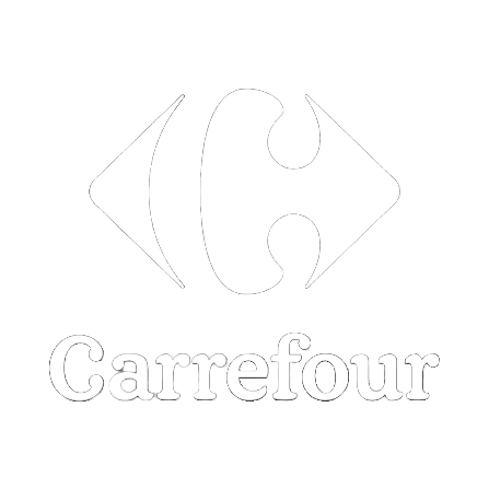 Carrefour white logo