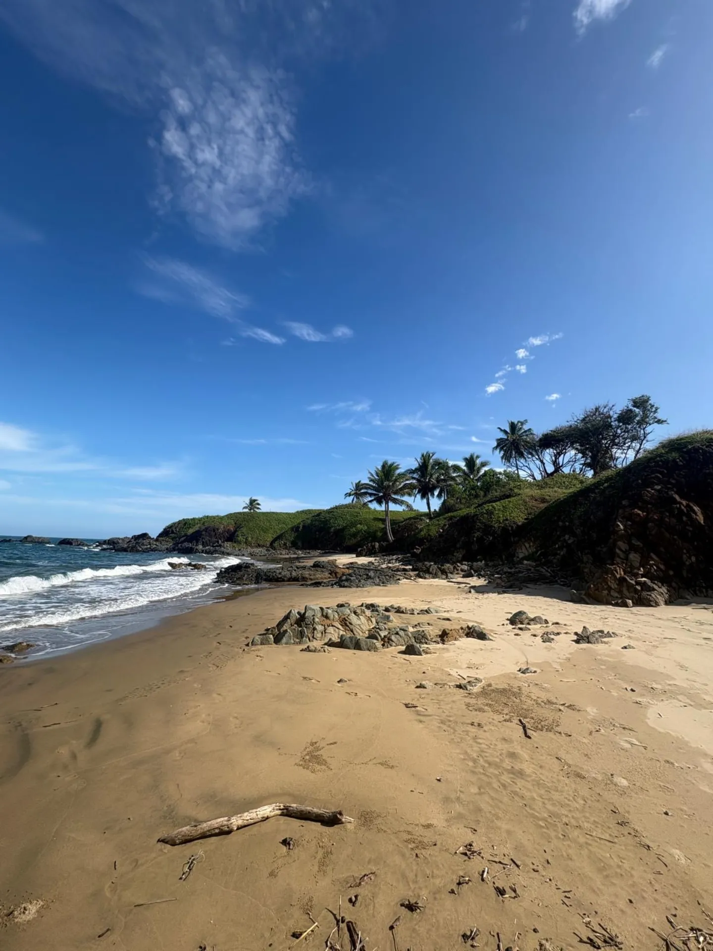Plage de sable fin du Panama avant d'aller pêcher.