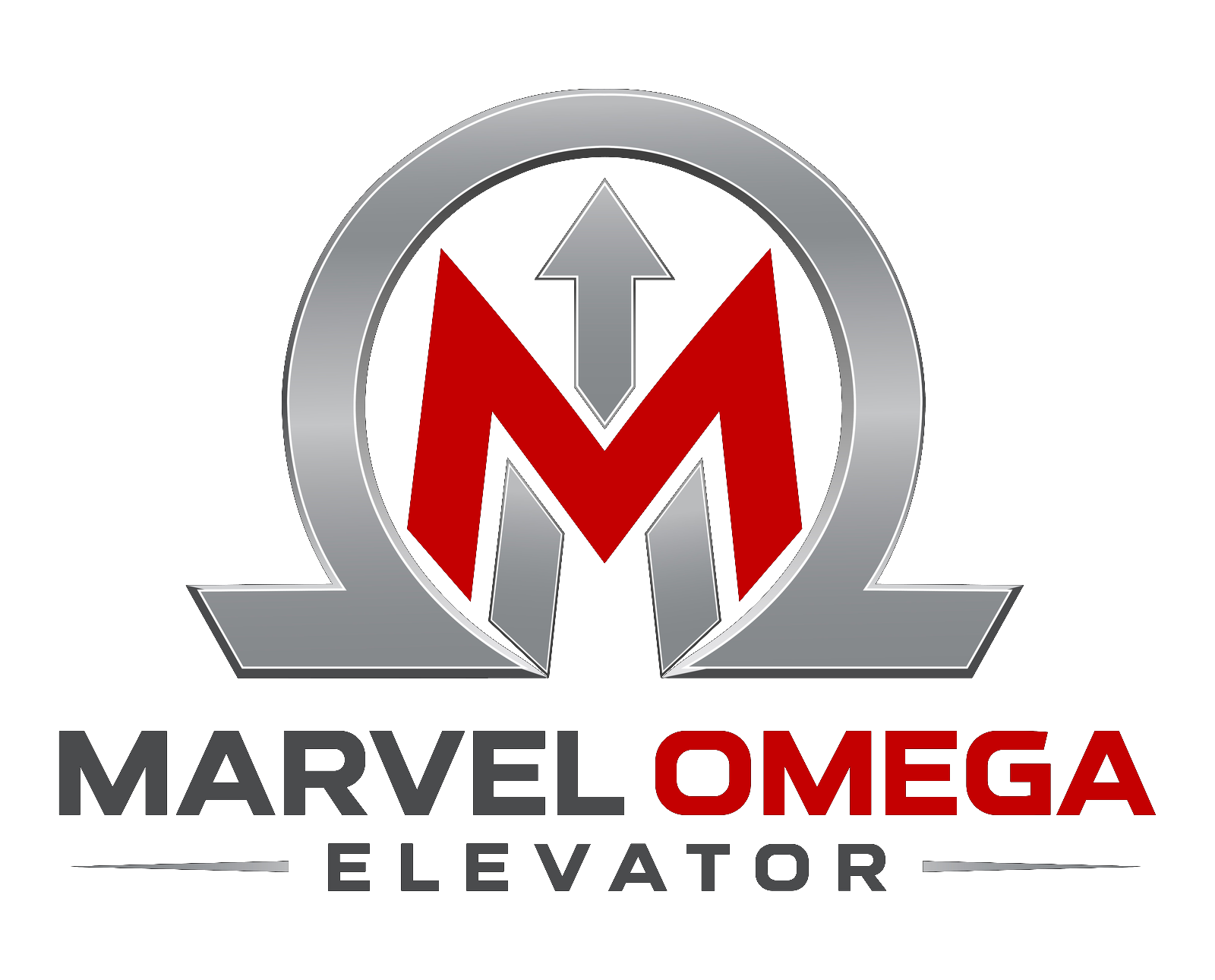 Marvel Omega Elevator logo