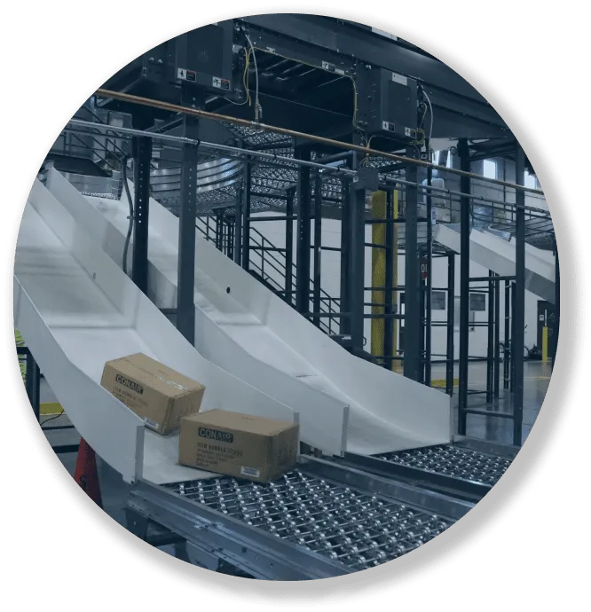 DMW&H material handling system installation and integration