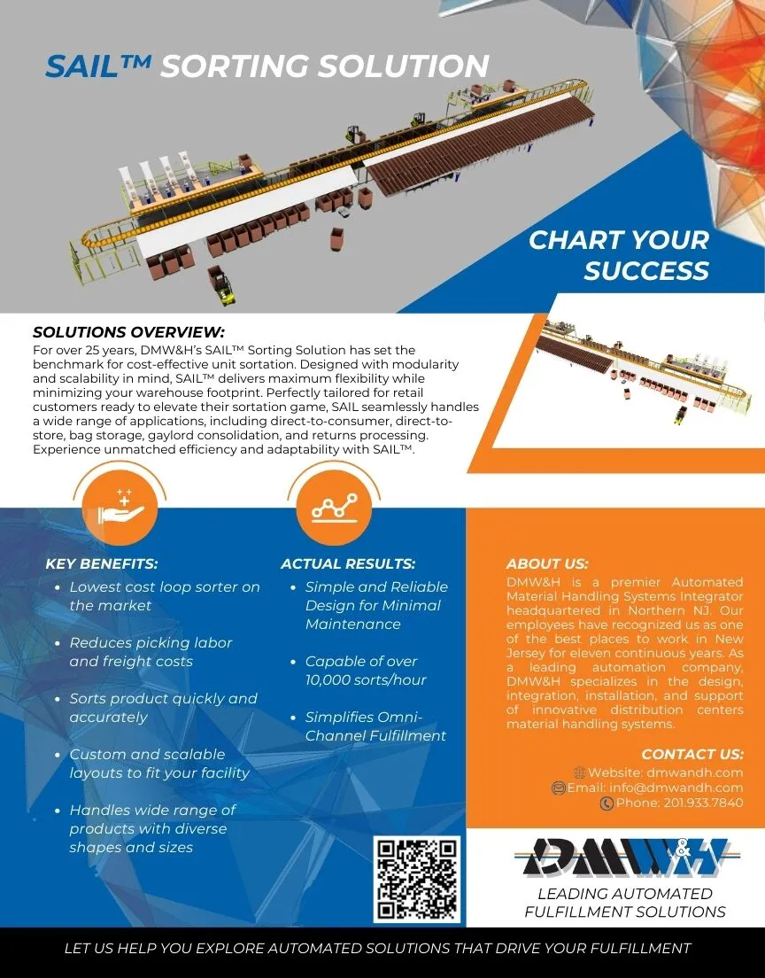 SAIL automated sorting solution brochure by DMW&H