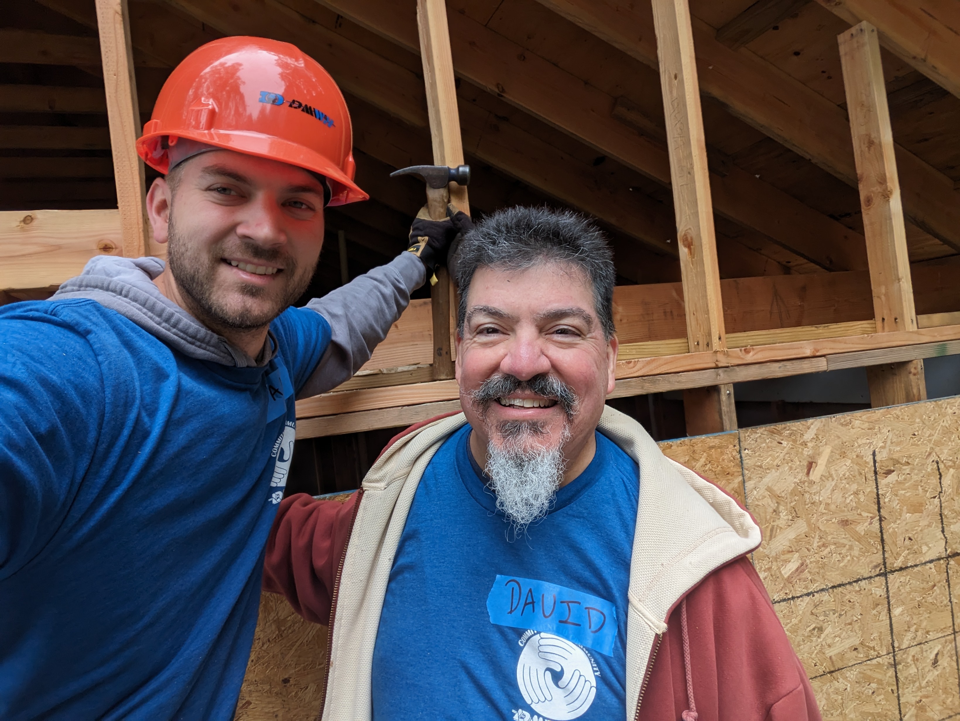 DMW&H employees volunteering at a community service event