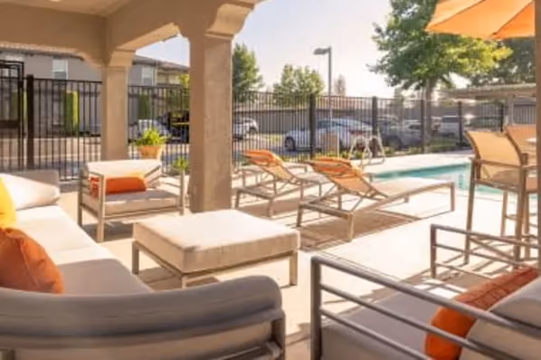Poolside area