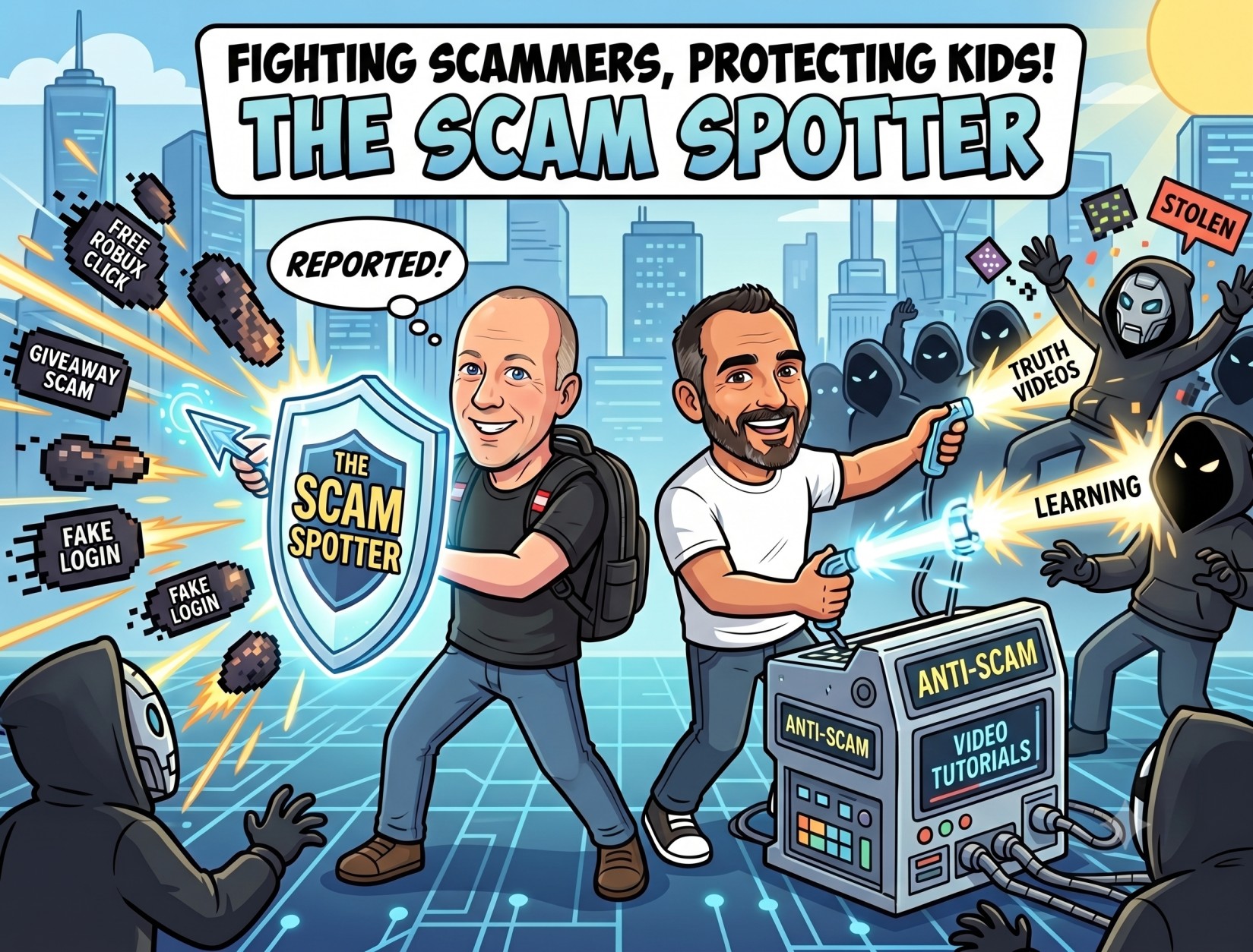 Anthony and Steven, hosts of ScamSpotter