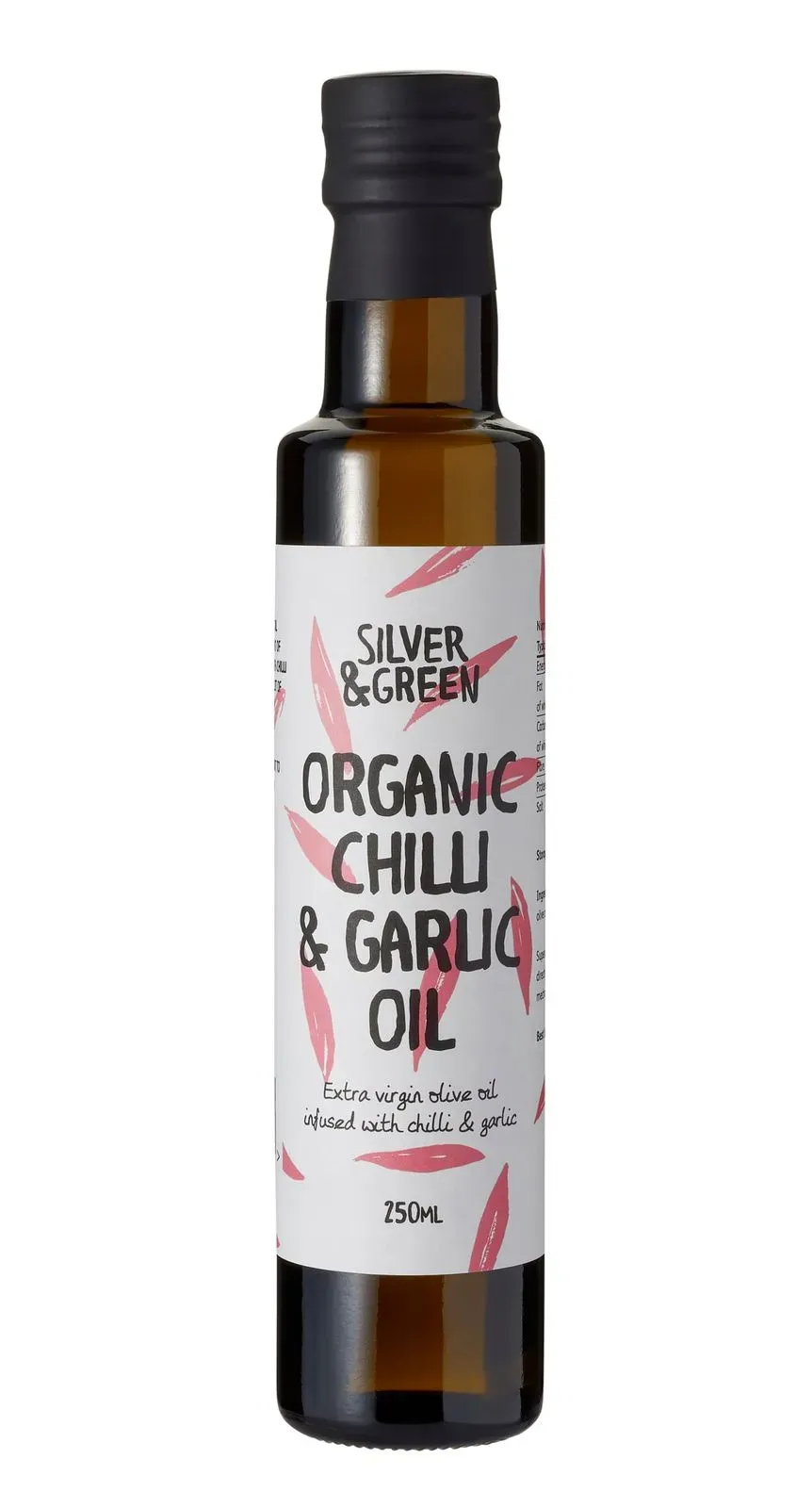 Silver & Green Organic Chilli & Garlic Oil