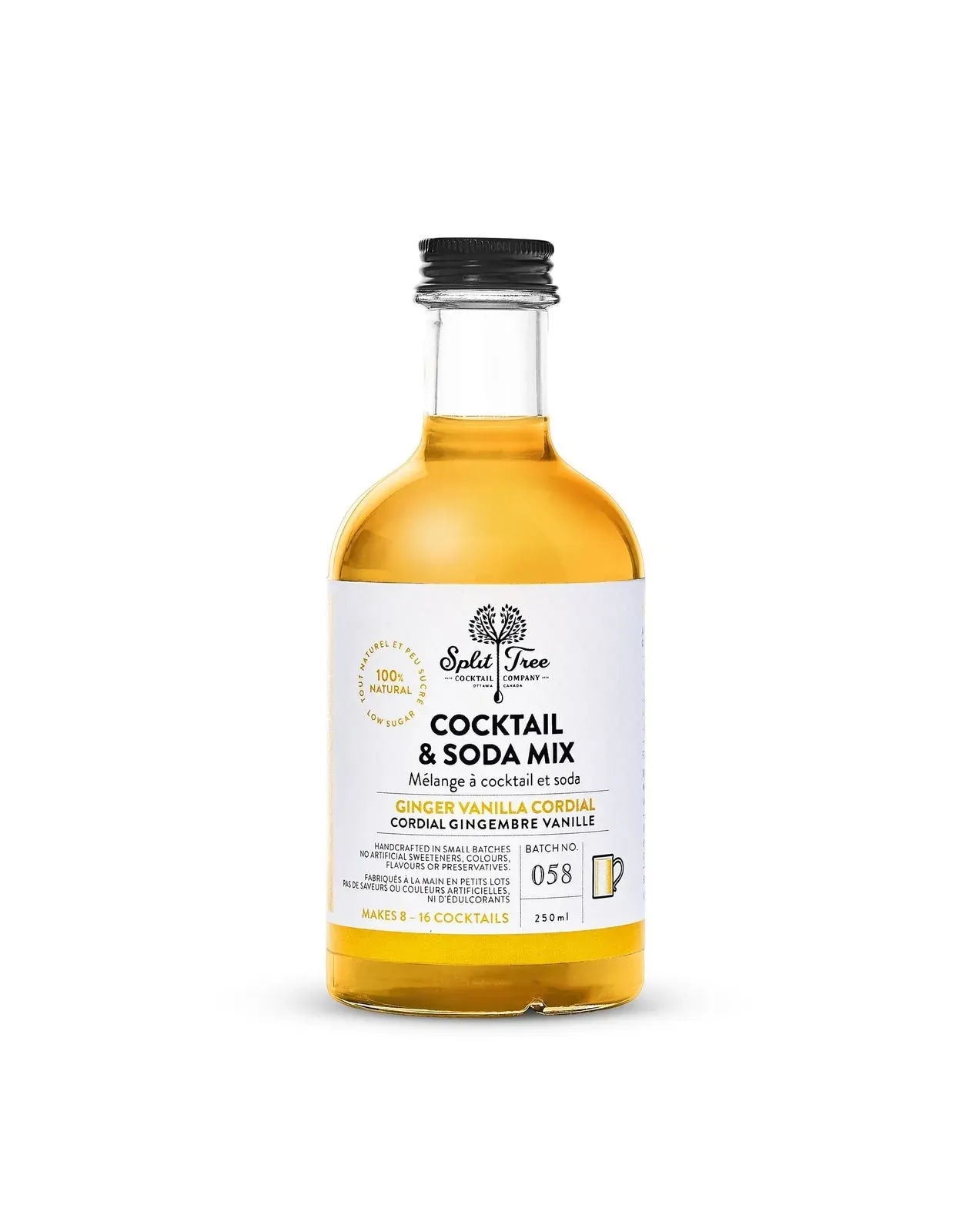 Split Tree Cocktail Co. Vanilla Ginger Syrup