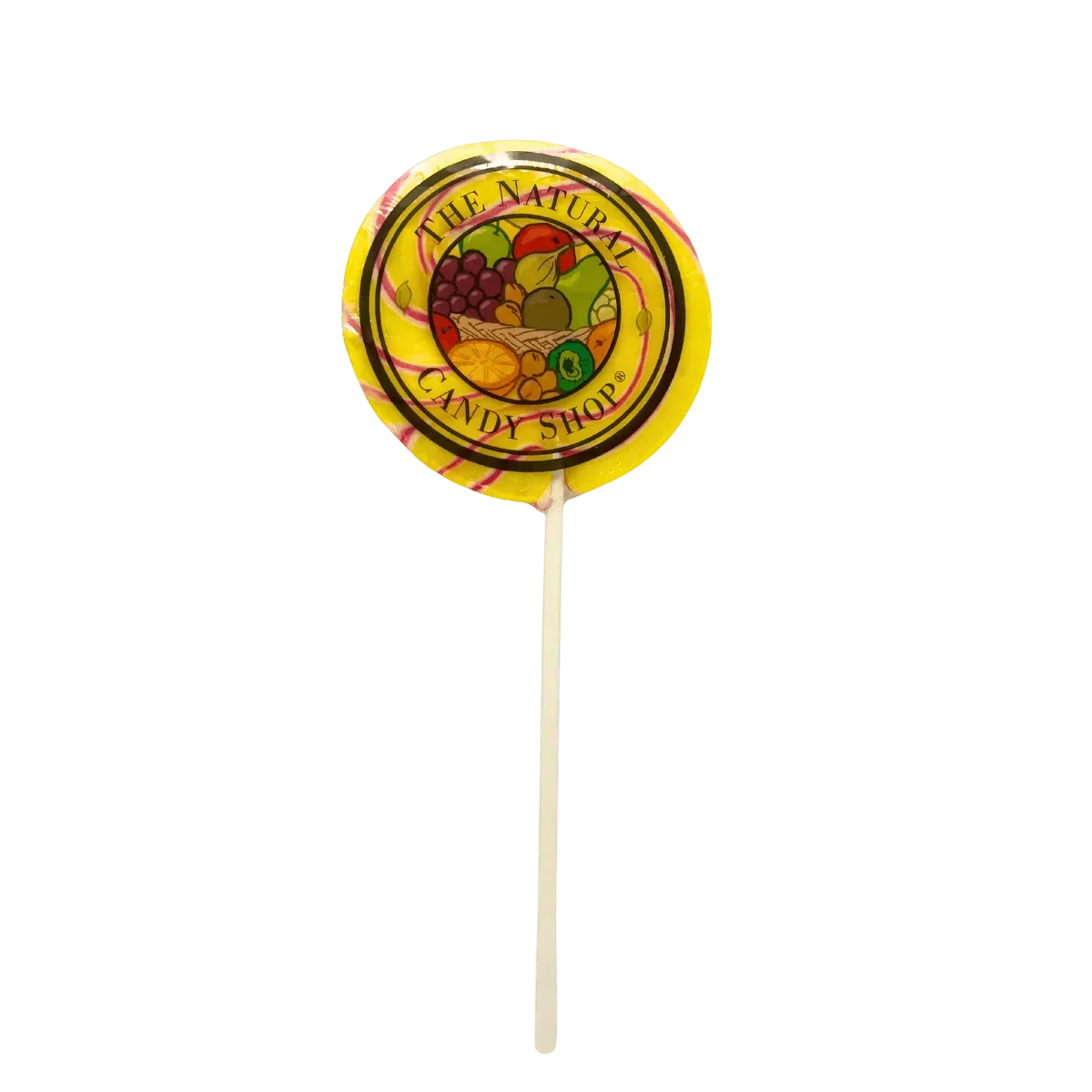 Natural Candy Co. Natural Twirl Lollipop, Tutti Frutti