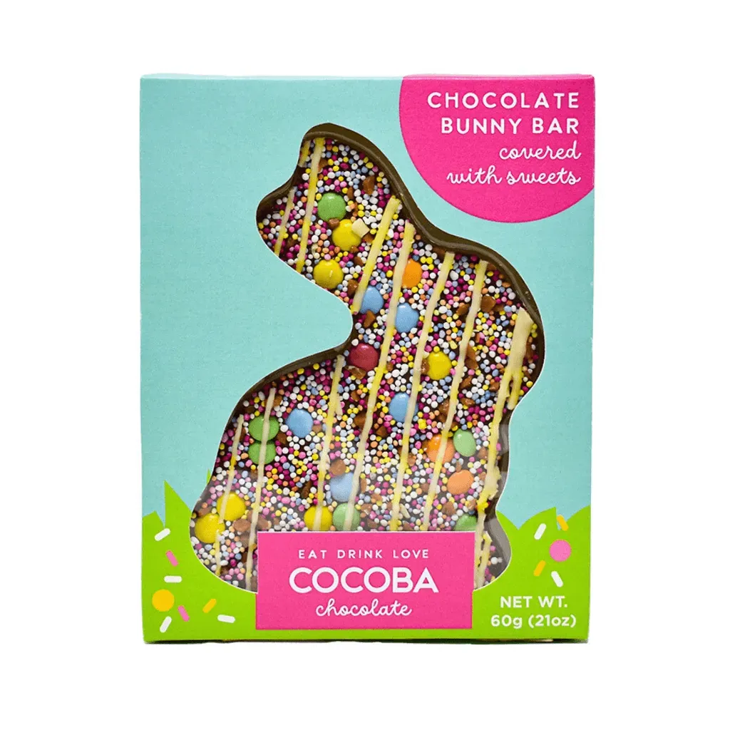 Cocoba Bunny Shaped Milk Chocolate Bar
