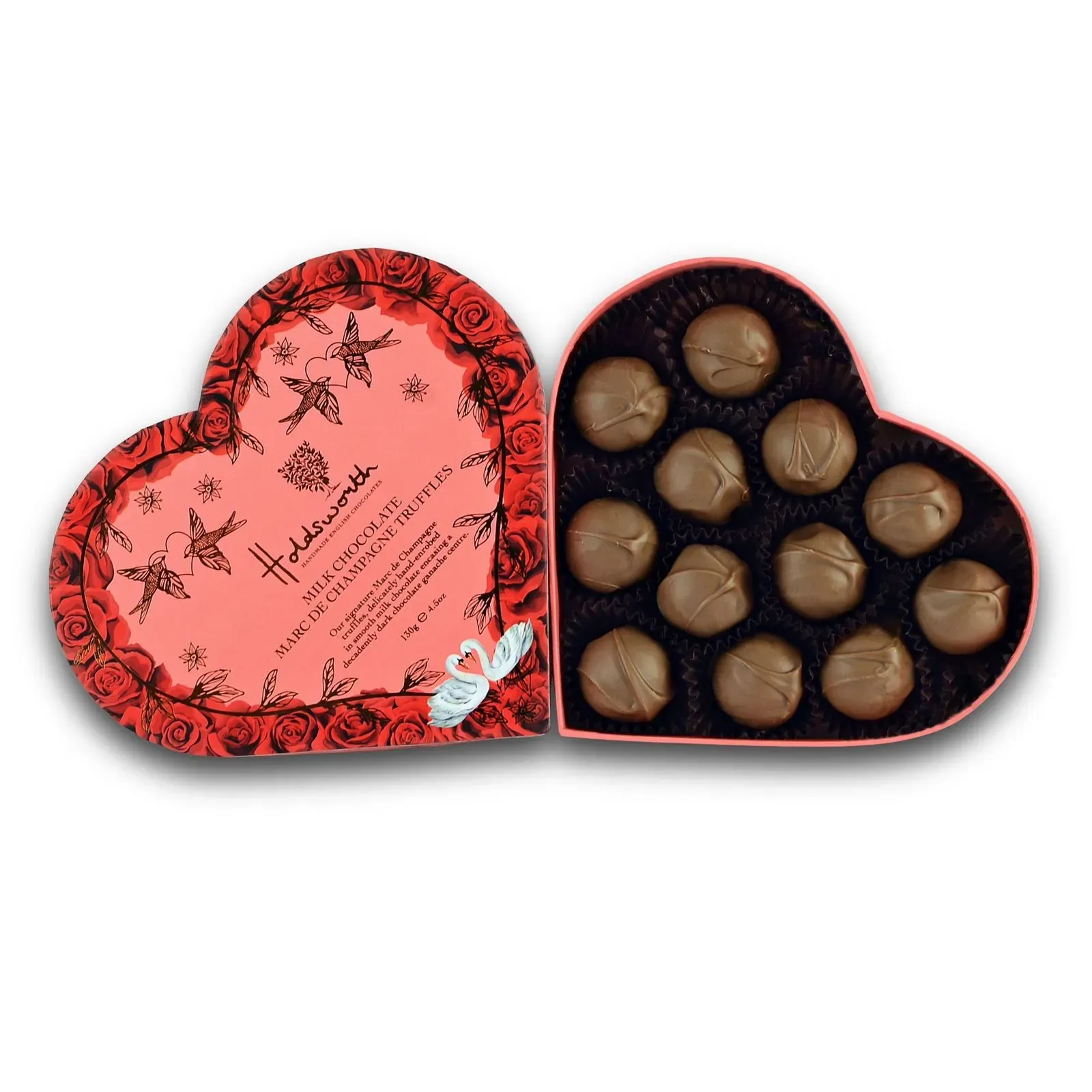 Holdsworth Chocolates I Love You' Heart Truffle Gift Box