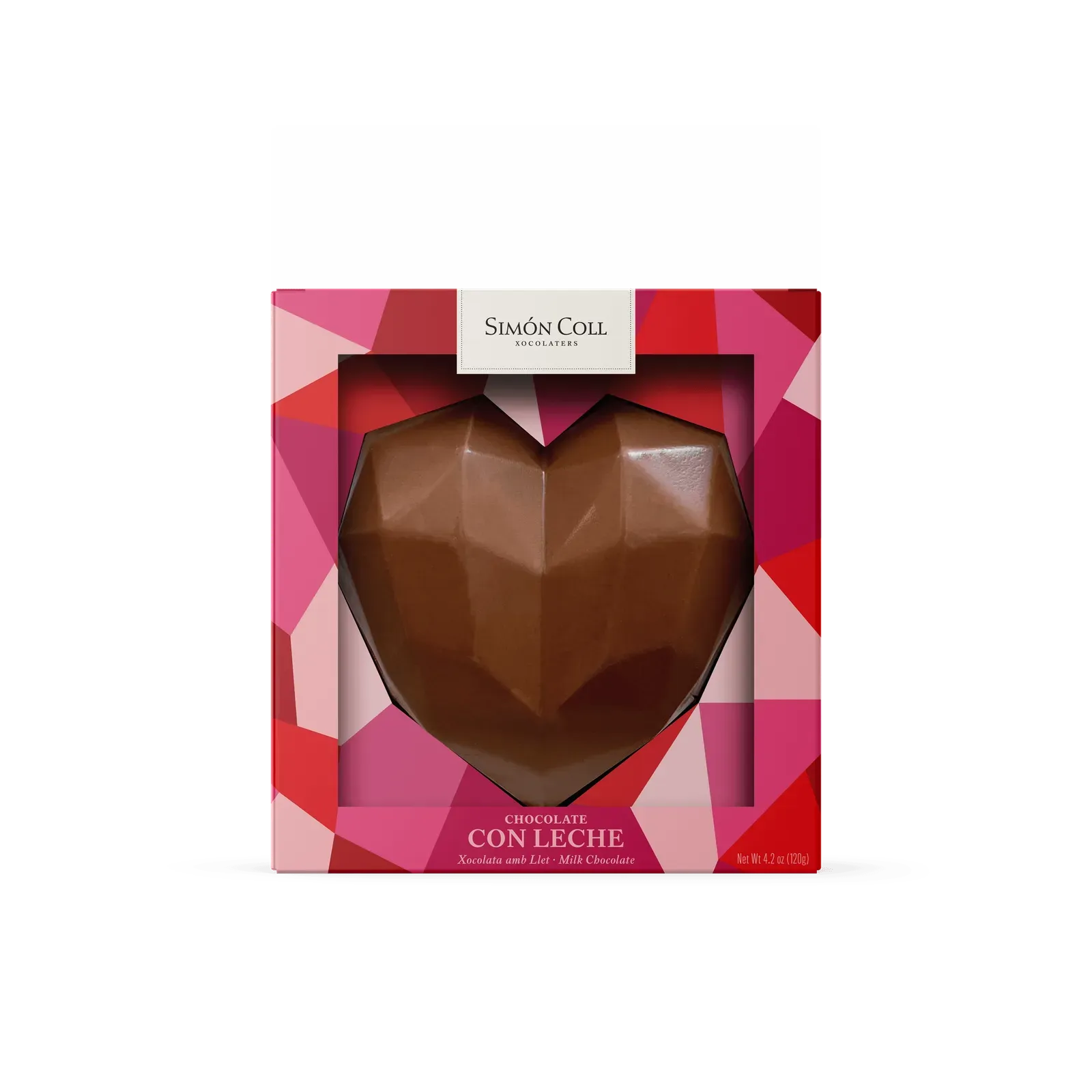 Simon Coll 3D Milk Chocolate Heart