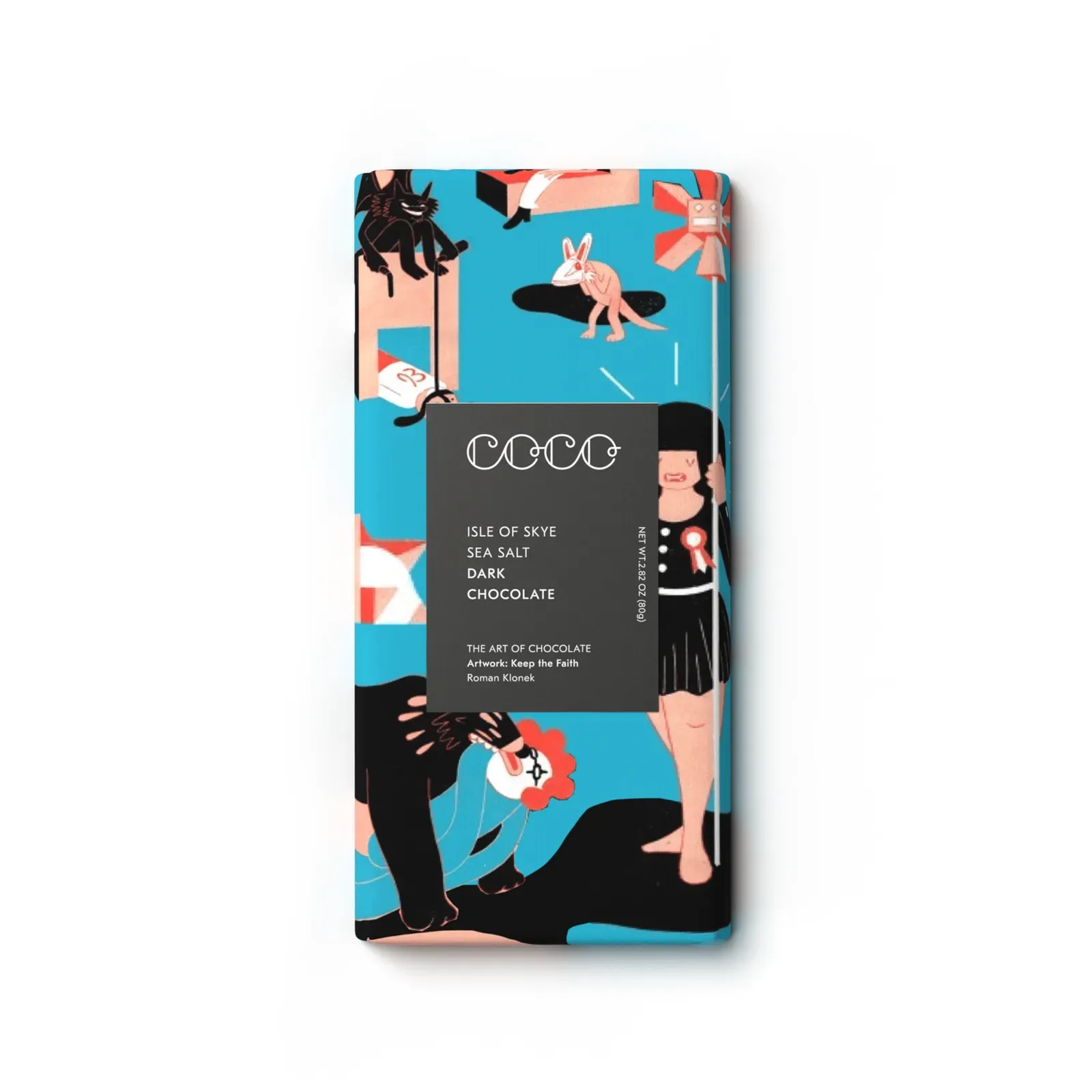 Cocoa Chocolatier Isle of Skye Sea Salt Dark Chocolate