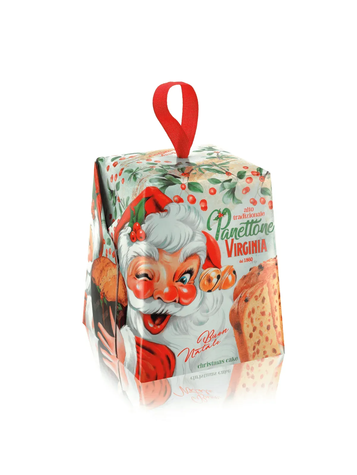 Amaretti Virginia Mini Traditional Panettone - Christmas Box