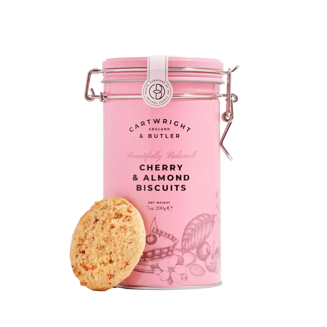 Cartwright & Butler Cherry & Almond Biscuit Tin