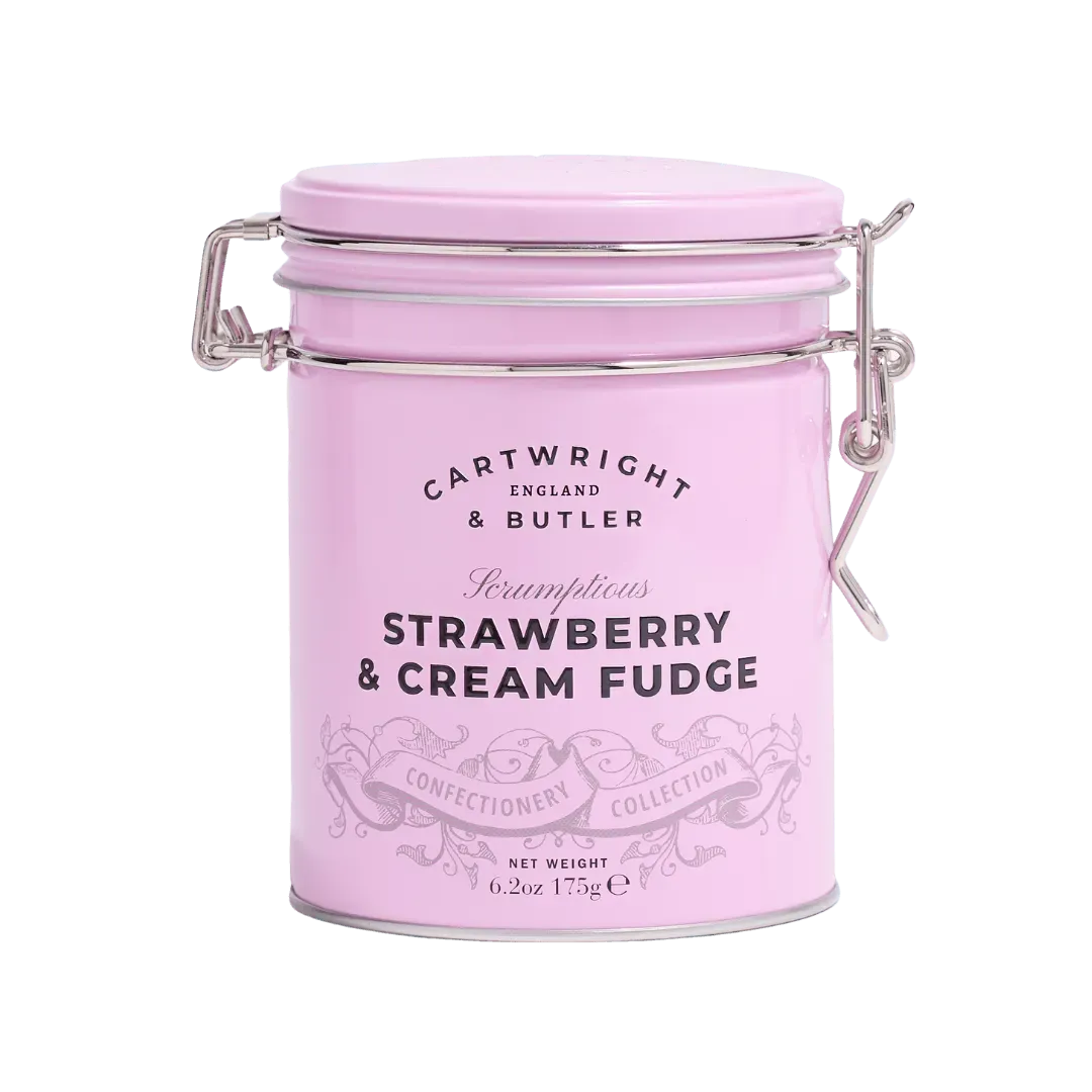 Cartwright & Butler Strawberry & Clotted Cream Fudge Tin