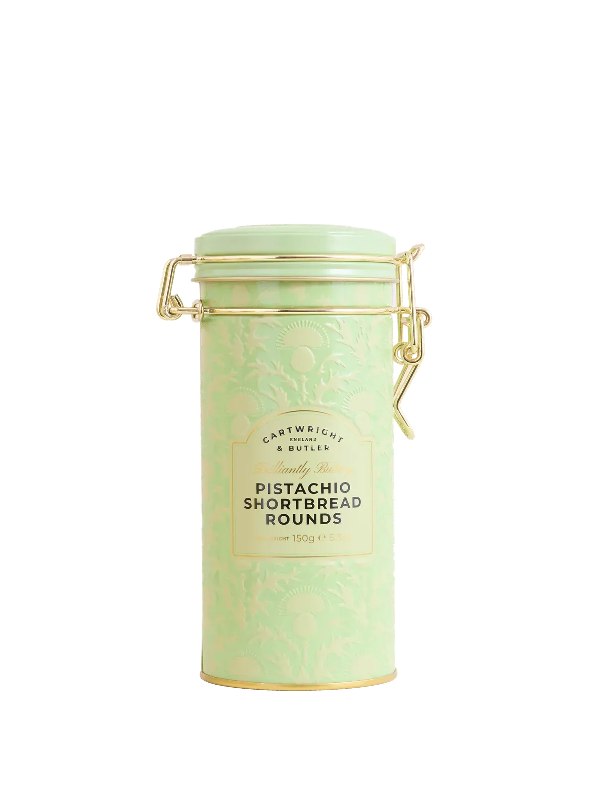 Cartwright & Butler Pistachio Shortbread Rounds Tin