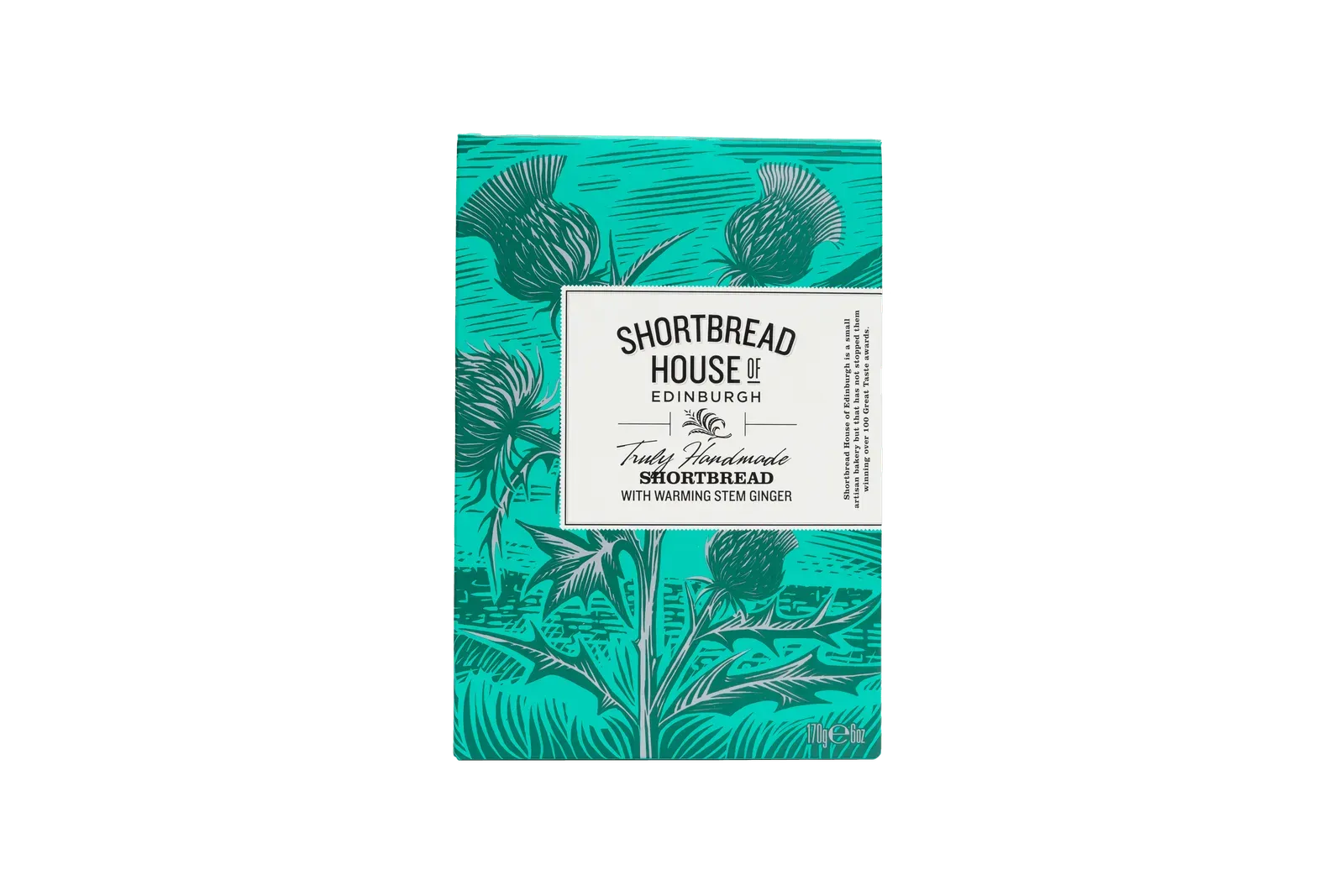 Shortbread House of Edinburgh Box of Stem Ginger Shortbread Fingers