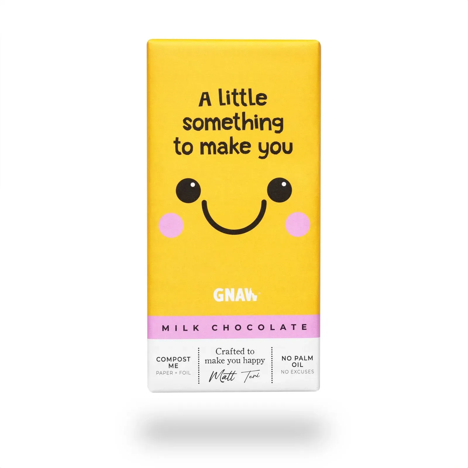 Gnaw Smile Milk Chocolate Bar
