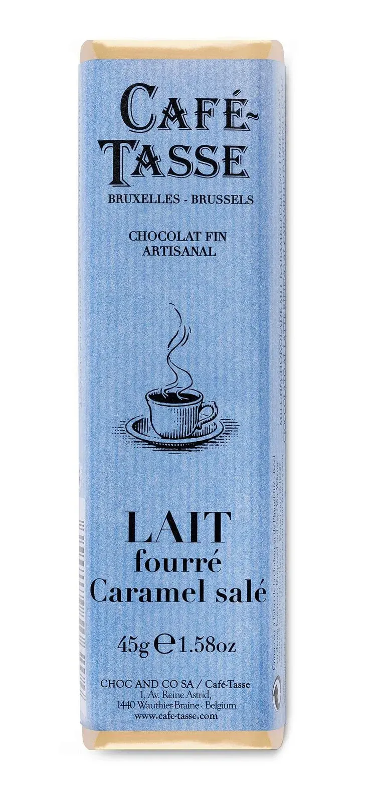 Cafe Tasse Milk Chocolate with Salted Caramel