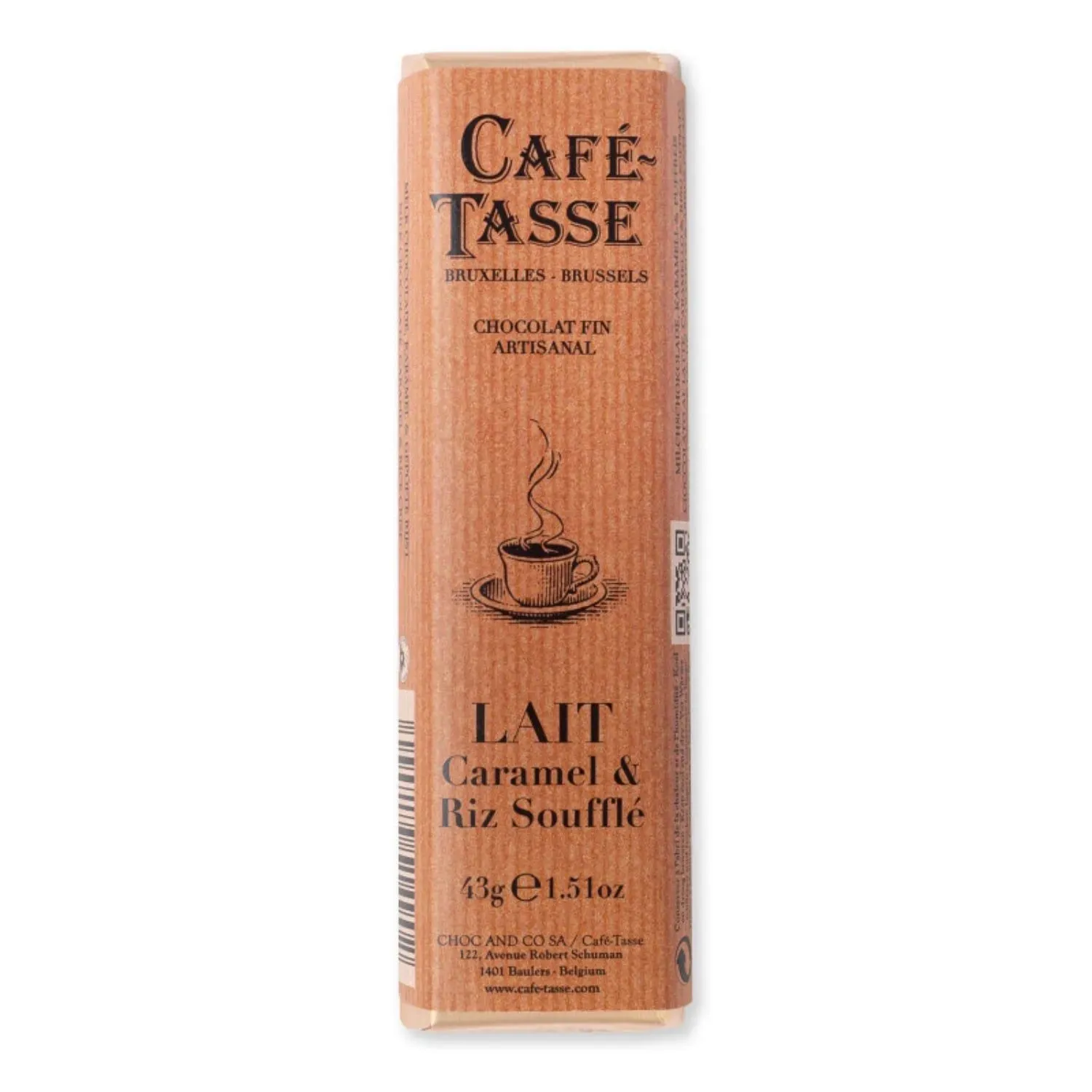 Cafe Tasse Milk Chocolate with Crispy Caramel
